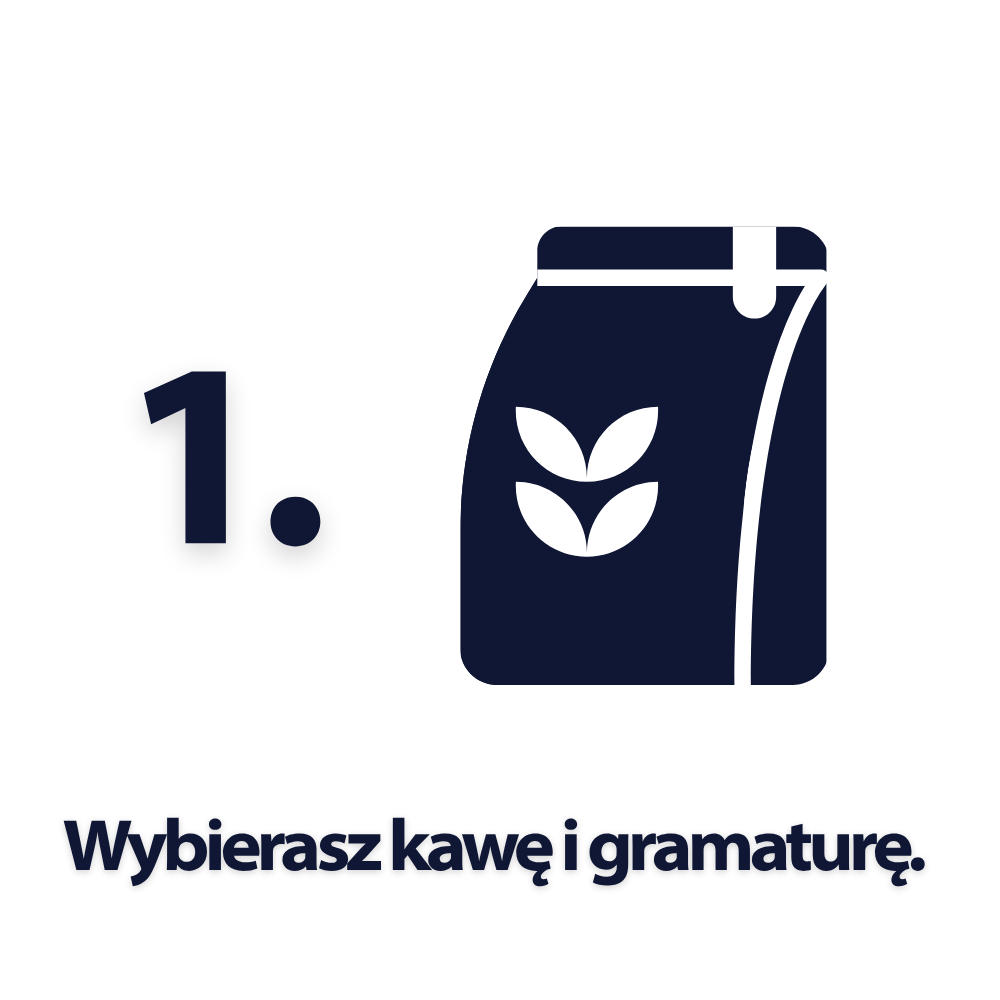Wybierasz kawę i gramaturę